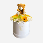 Caixa Flores Campestre com Peluche